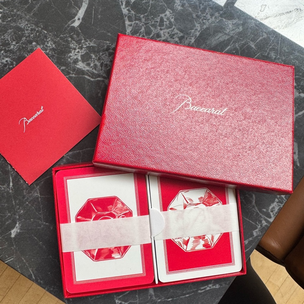Baccarat playing cards
